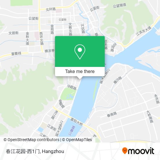 春江花园-西1门 map