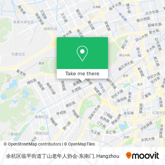 余杭区临平街道丁山老年人协会-东南门 map