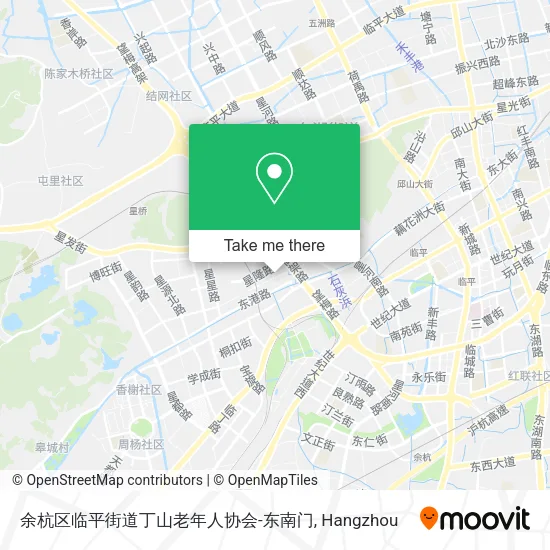 余杭区临平街道丁山老年人协会-东南门 map