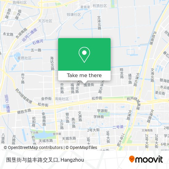 围垦街与益丰路交叉口 map