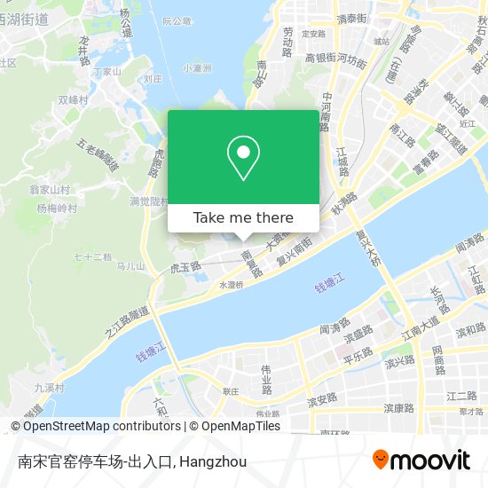 南宋官窑停车场-出入口 map