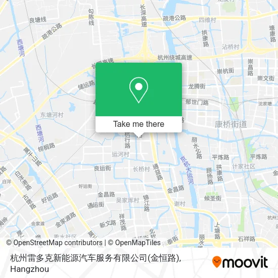 杭州雷多克新能源汽车服务有限公司(金恒路) map