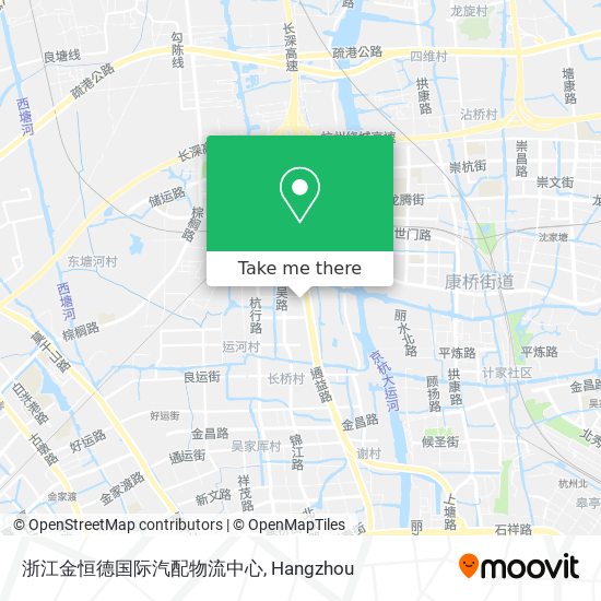 浙江金恒德国际汽配物流中心 map