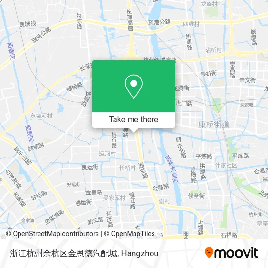 浙江杭州余杭区金恩德汽配城 map