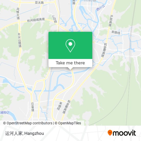 运河人家 map