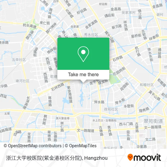 浙江大学校医院(紫金港校区分院) map