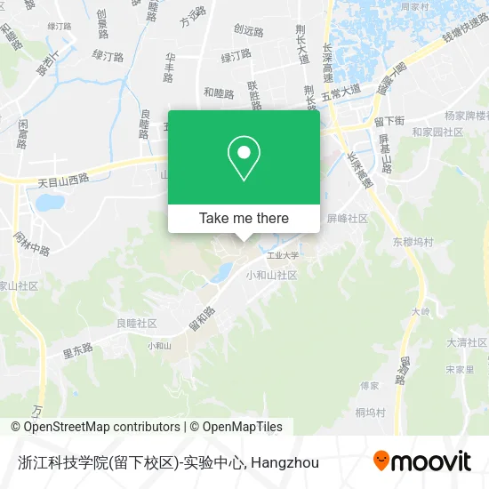 浙江科技学院(留下校区)-实验中心 map