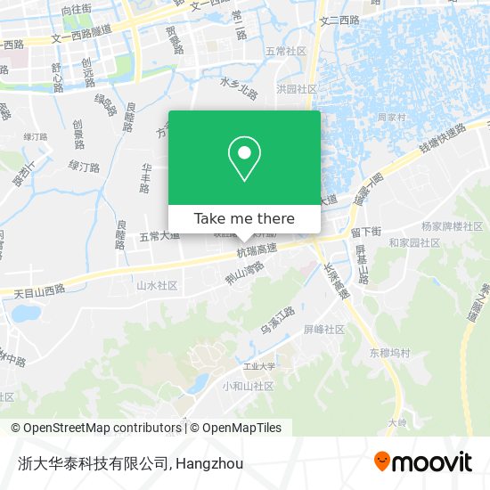 浙大华泰科技有限公司 map