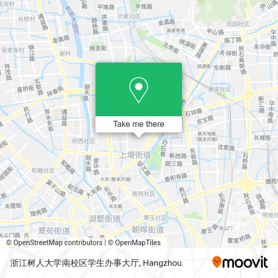 浙江树人大学南校区学生办事大厅 map