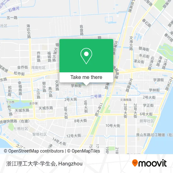 浙江理工大学-学生会 map