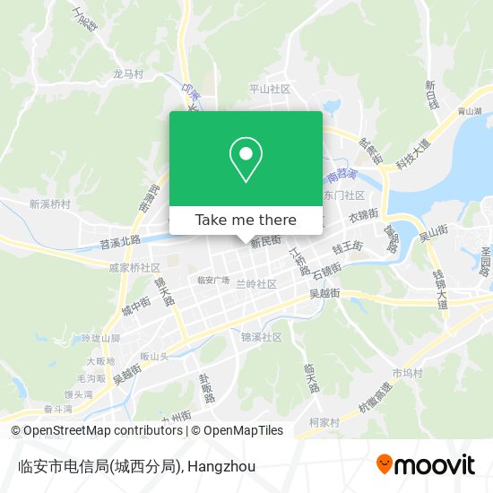 临安市电信局(城西分局) map