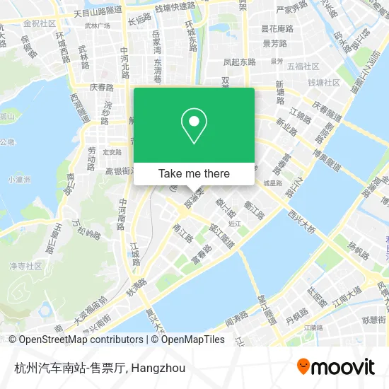 杭州汽车南站-售票厅 map