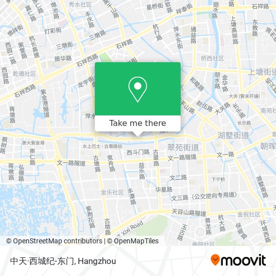 中天·西城纪-东门 map