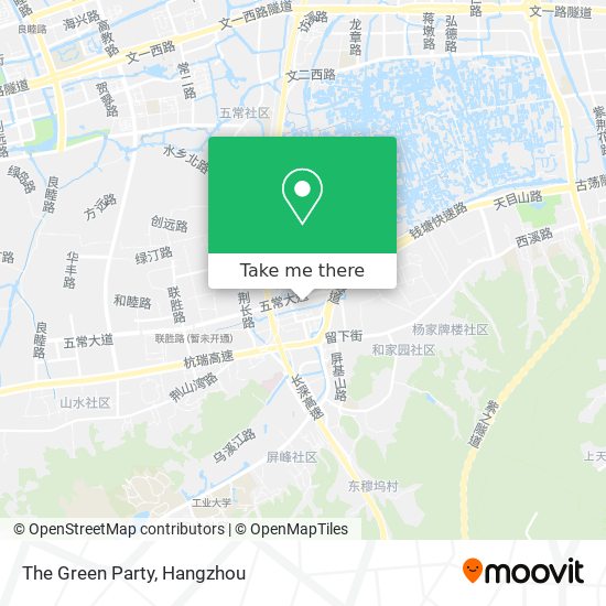 The Green Party map