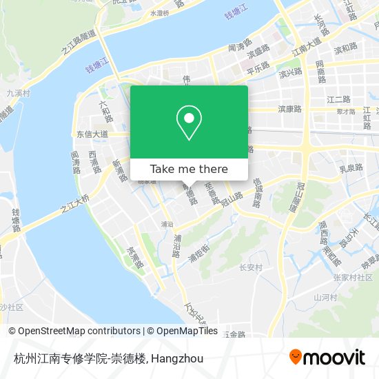 杭州江南专修学院-崇德楼 map