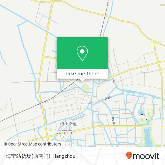 海宁站货场(西南门) map