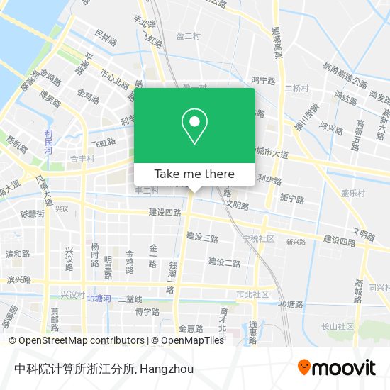 中科院计算所浙江分所 map