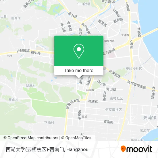 西湖大学(云栖校区)-西南门 map