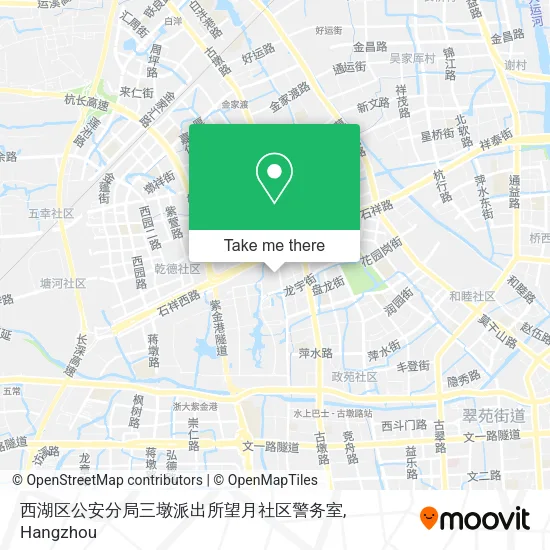 西湖区公安分局三墩派出所望月社区警务室 map