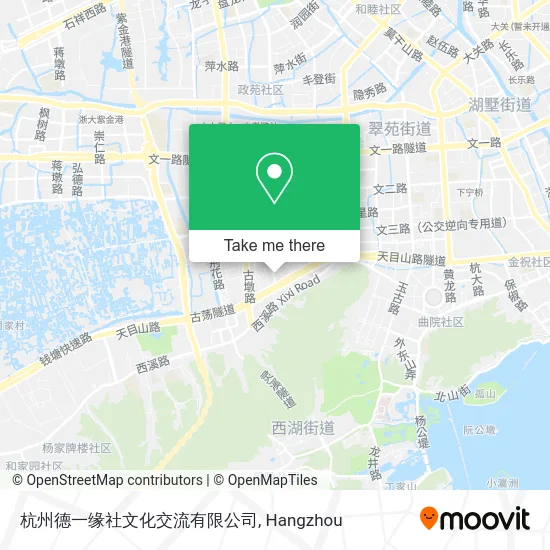 杭州德一缘社文化交流有限公司 map