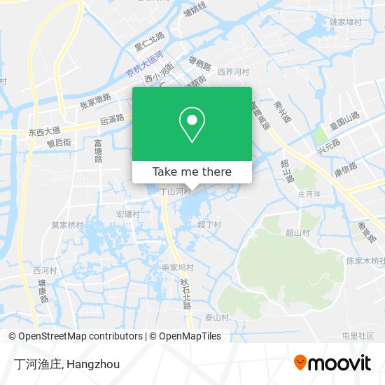 丁河渔庄 map
