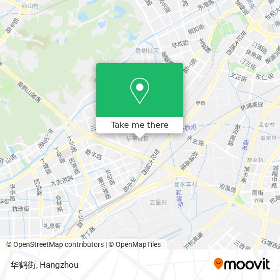 华鹤街 map