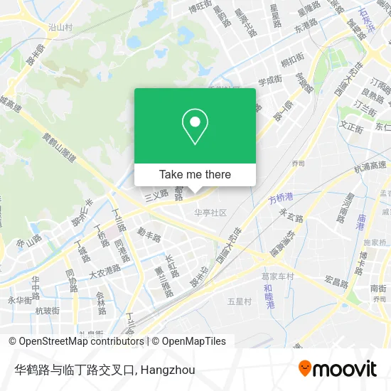 华鹤路与临丁路交叉口 map