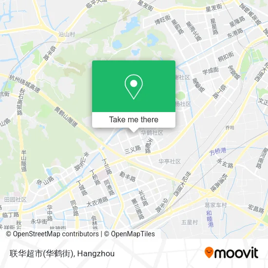 联华超市(华鹤街) map
