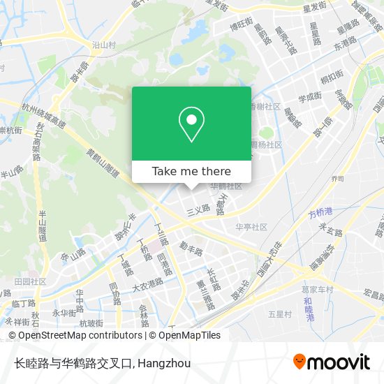 长睦路与华鹤路交叉口 map