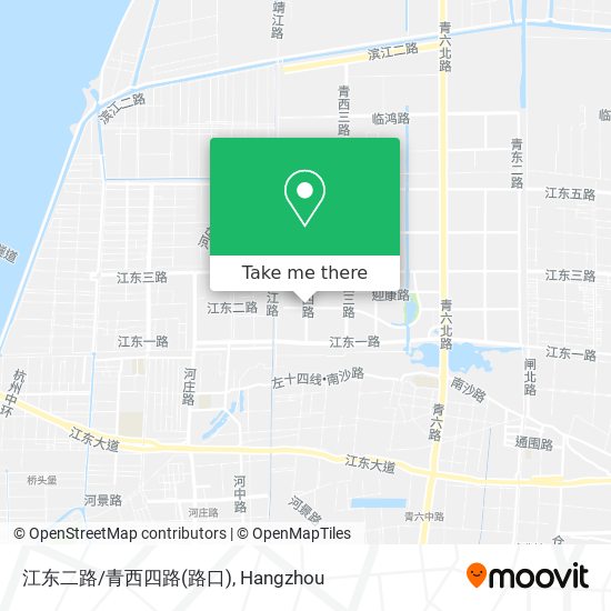 江东二路/青西四路(路口) map