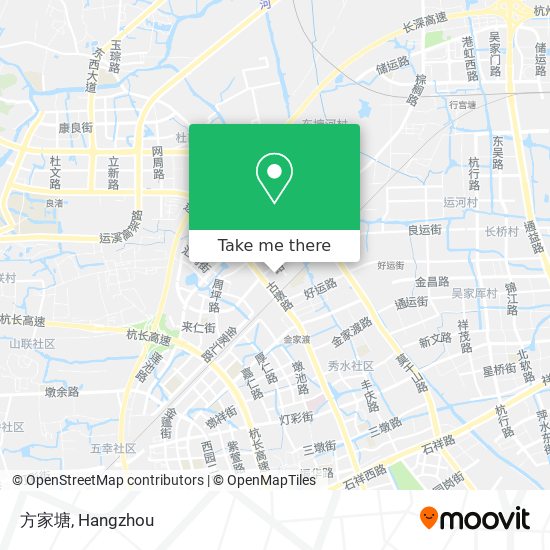 方家塘 map