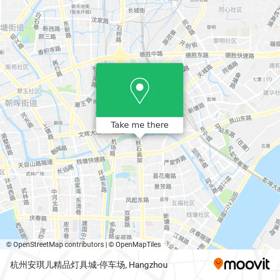 杭州安琪儿精品灯具城-停车场 map