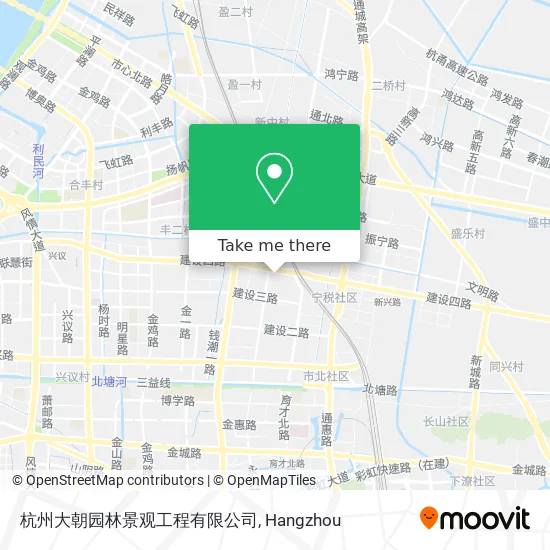 杭州大朝园林景观工程有限公司 map