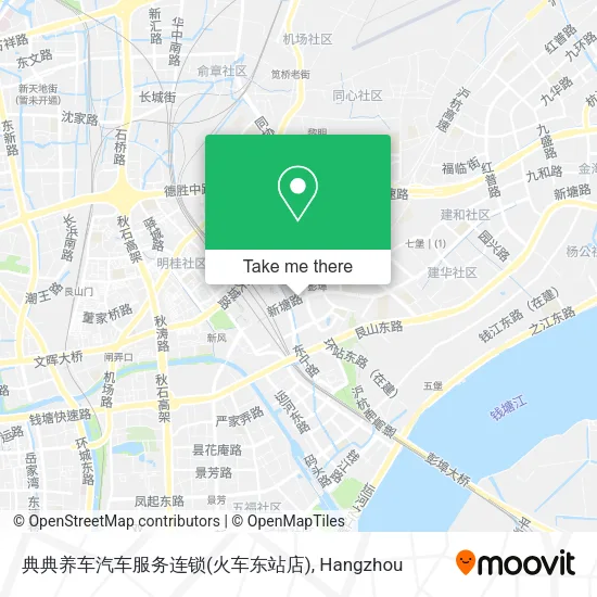 典典养车汽车服务连锁(火车东站店) map