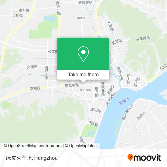 绿皮火车上 map