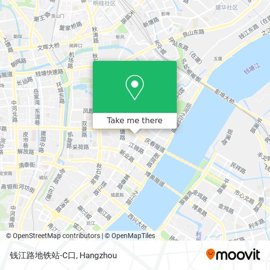 钱江路地铁站-C口 map