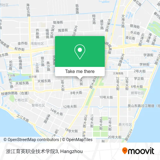 浙江育英职业技术学院3 map