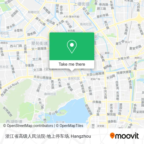 浙江省高级人民法院-地上停车场 map