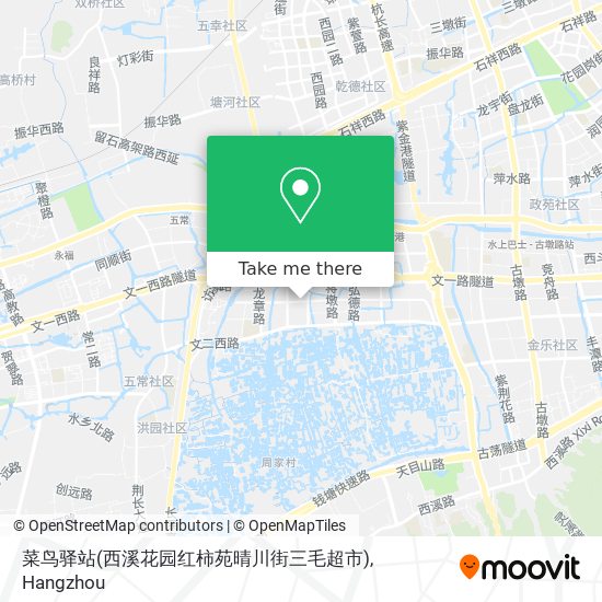 菜鸟驿站(西溪花园红柿苑晴川街三毛超市) map