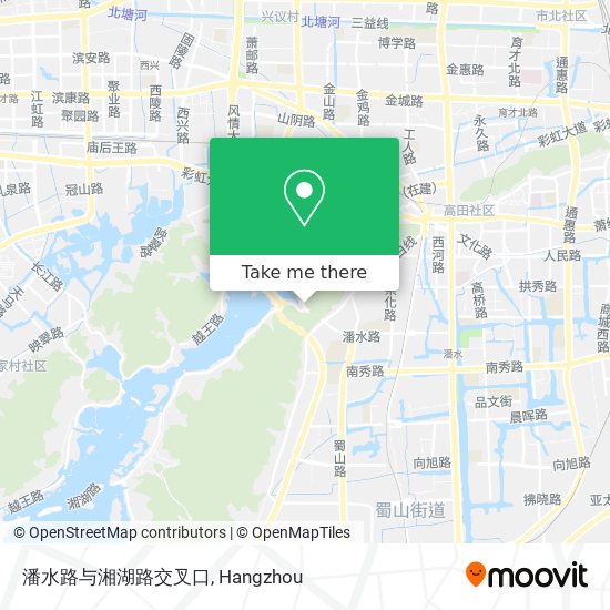 潘水路与湘湖路交叉口 map