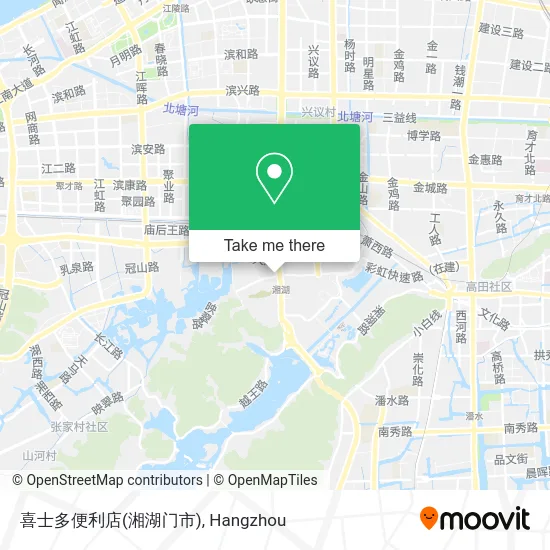 喜士多便利店(湘湖门市) map