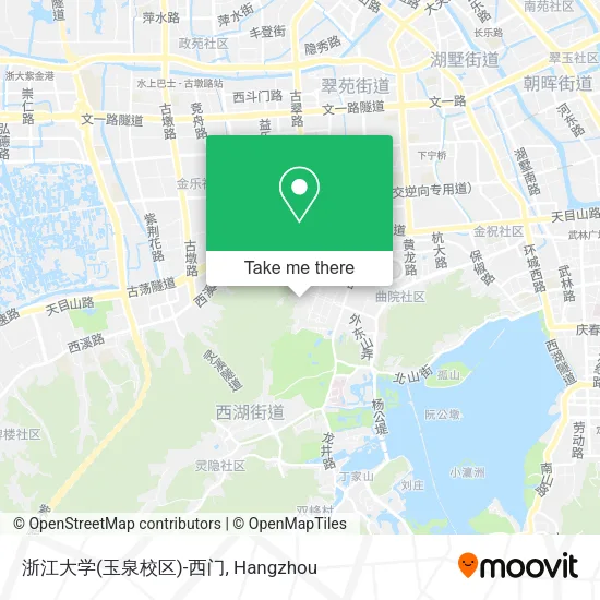 浙江大学(玉泉校区)-西门 map