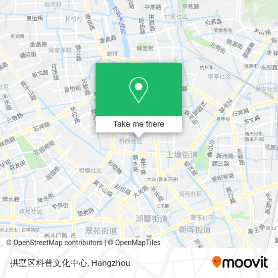 拱墅区科普文化中心 map