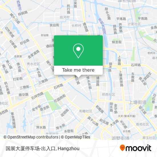 国展大厦停车场-出入口 map