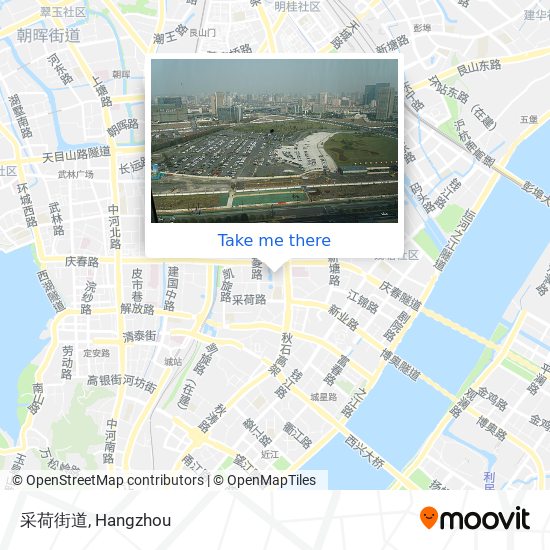 采荷街道 map