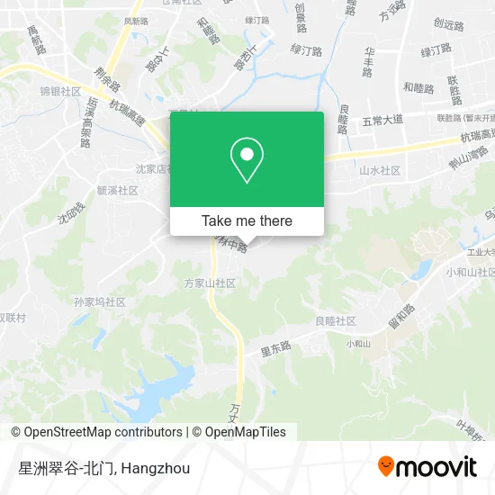 星洲翠谷-北门 map