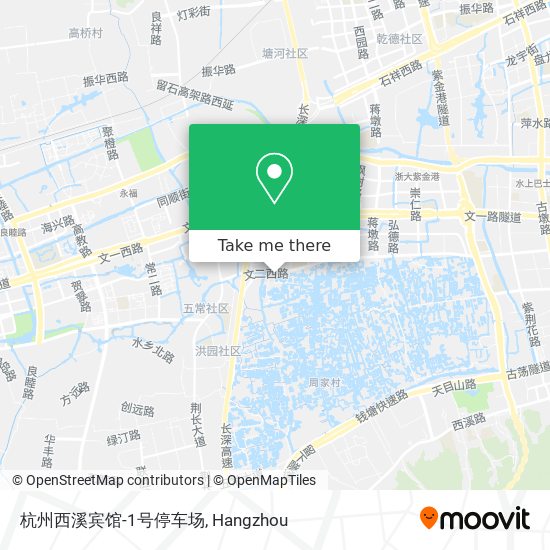 杭州西溪宾馆-1号停车场 map