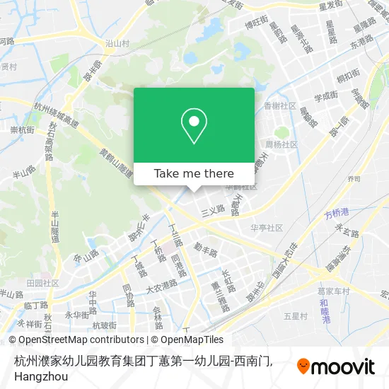 杭州濮家幼儿园教育集团丁蕙第一幼儿园-西南门 map