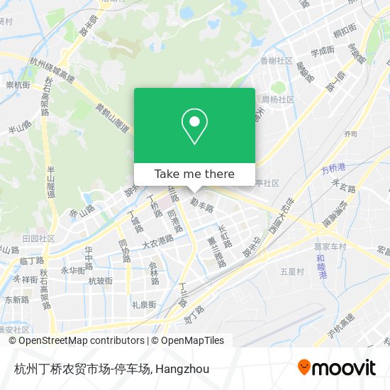 杭州丁桥农贸市场-停车场 map