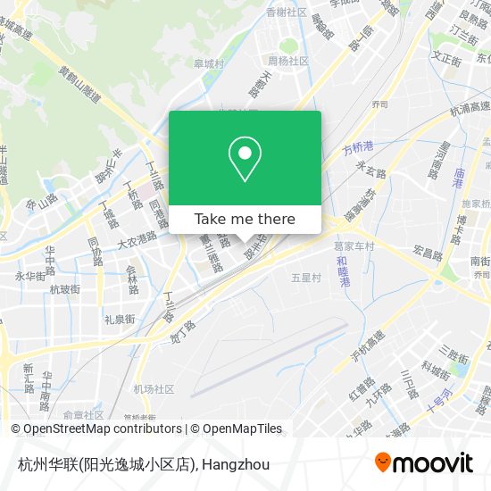 杭州华联(阳光逸城小区店) map